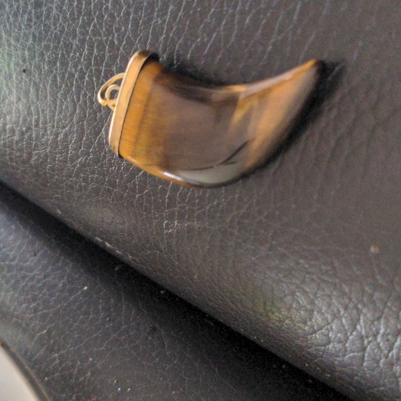 Large Tiger Eye Claw - Picture 3 of 4